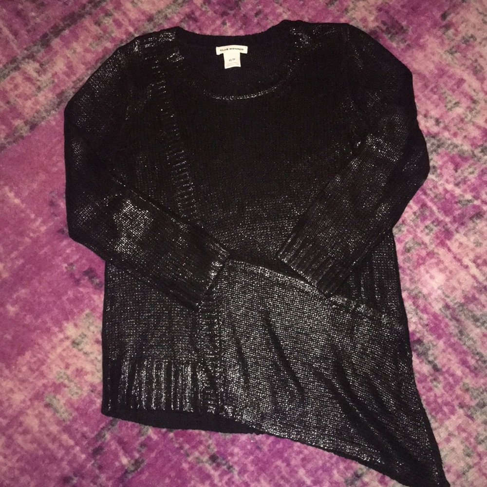 EUC Club Monaco asymmetrical sweater